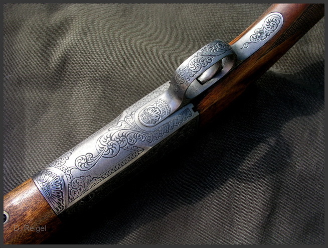 Hand Engraved Stevens Single Shot Hammerless Shotgun