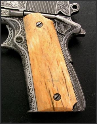 Engraved Colt Model 1911, Reigel Gun Engraving