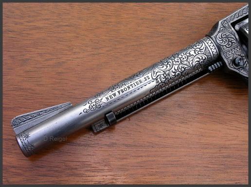 Hand Engraved Colt New Frontier .22 Pistol