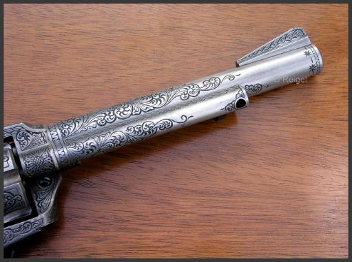 Hand Engraved Colt New Frontier Revolver .22
