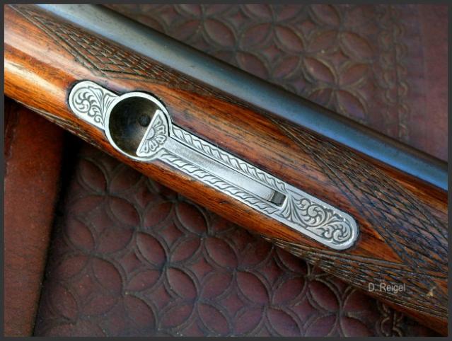 Engraved Crescent 410 Quail Hammerless, by Reigel Gun Engraving