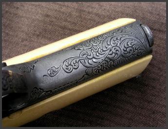 Engraved Colt 1911 Combat Commander 