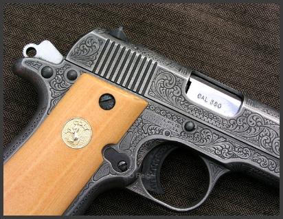 Engraved Colt Government Model