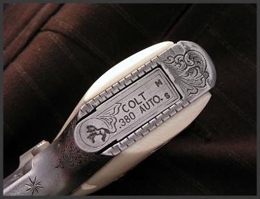 Engraved Colt Mark IV 380 Auto