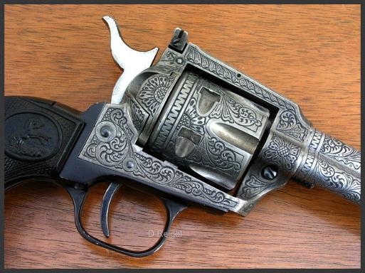 Hand Engraved Colt New Frontier