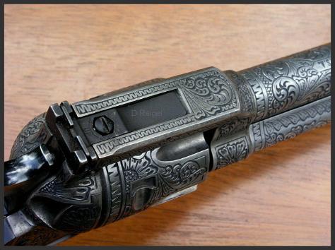 Hand Engraved Colt New Frontier Revolver