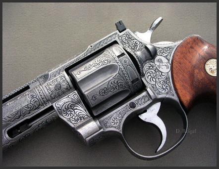 Engraved Colt Python