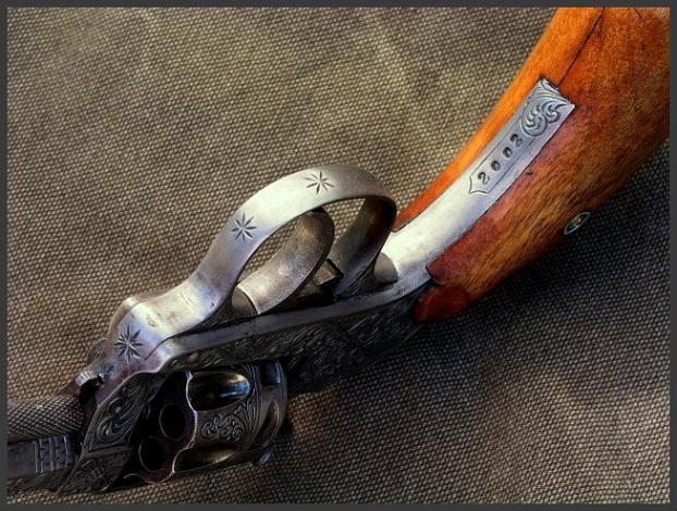 Engraved Hopkins & Allen Arms Co. Revolver