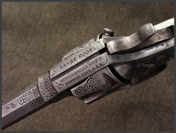 Engraved Hopkins Allen & Allen Arms Range Model