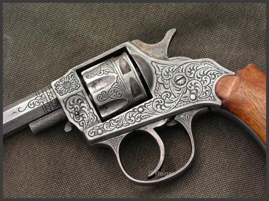 Engraved Hopkins & Allen Range Model Revolver