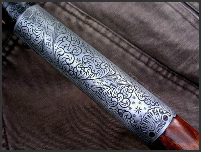 Engraved Remington Speedmaster Model 241, by Reigel Gun Engraving