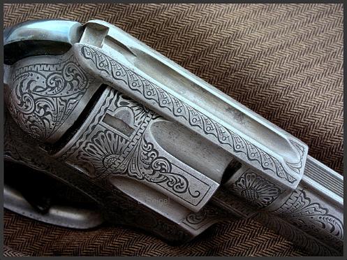 Hand Engraved Ruger Speed Six