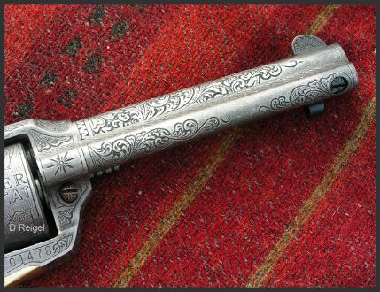 Hand Engraved Ruger Super Bearcat .22lr Revolver