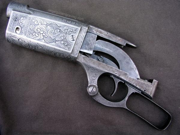Engraved Savage 99 receiver, reigelgunengraving.com