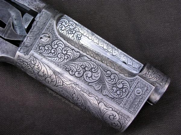 Engraved Model 99 Savage receiver, reigelgunengraving.com