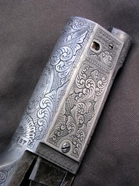 Engraved 99 Savage receiver, reigelgunengraving.com