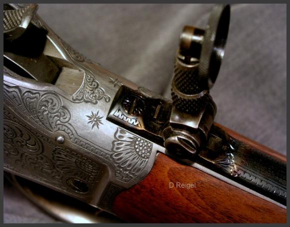 Engraved Winchester 1885 High Wall Rifle