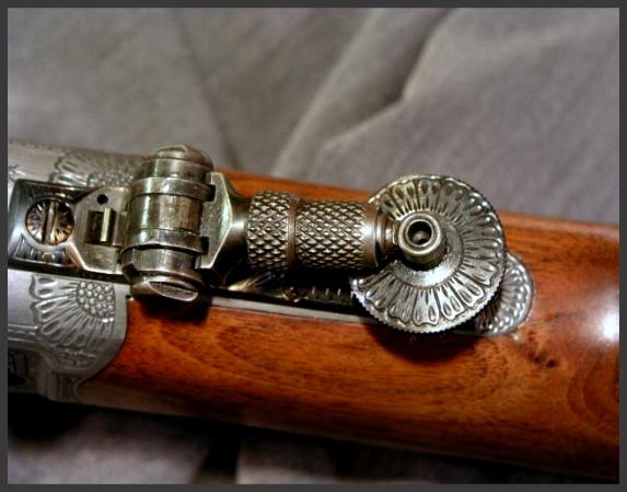 Hand Engraved Winchester Model 1885 High Wall Rifle