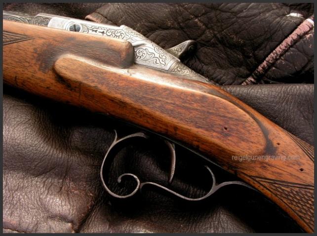 Engraved Flobert, Reigel Gun Engraving