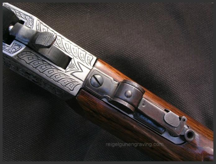 Engraved Stevens Favorite 1915, Reigel Gun Engraving